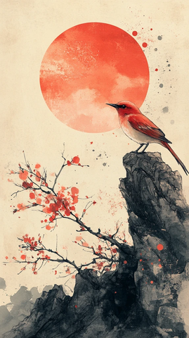 中秋月色映山川