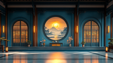 水波纹与江南园林