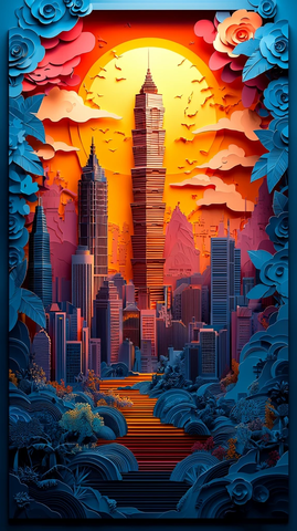 城市中的中国龙