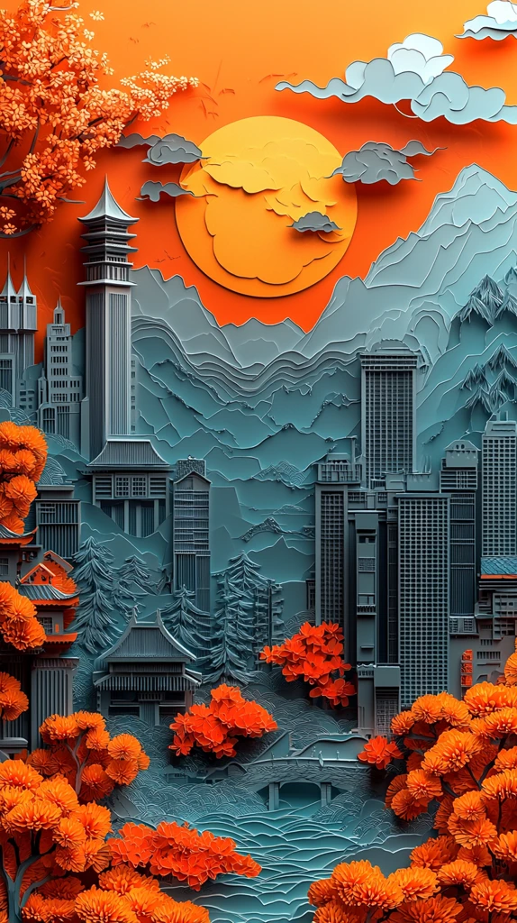 城市中的中国龙