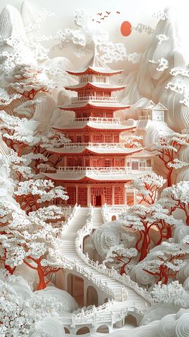 城市中的中国龙