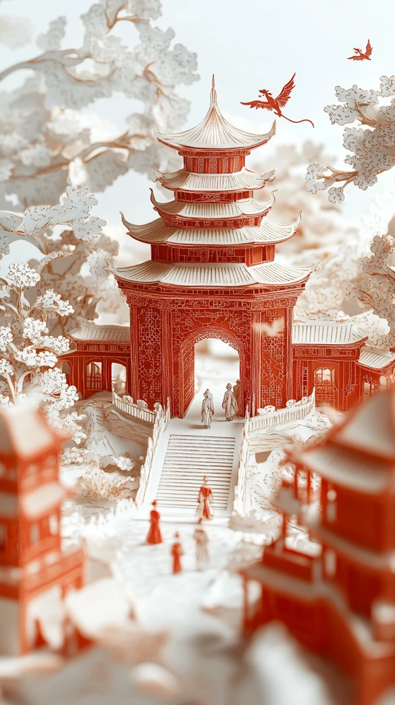 南天门城剪纸艺术