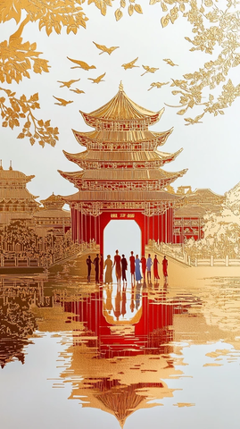 南天门城剪纸艺术