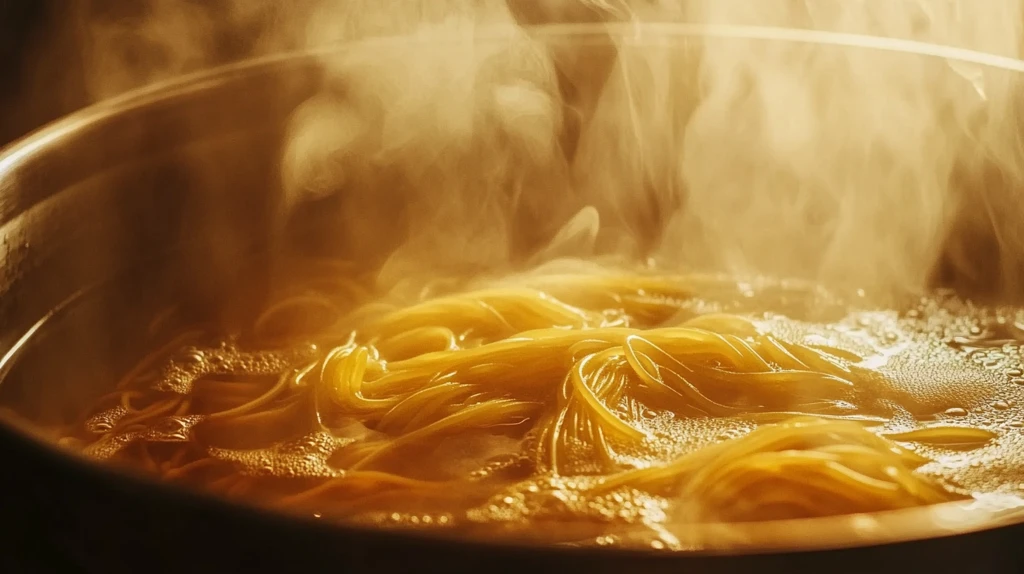红薯饸络面特写
