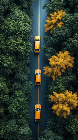 复古汽车线描图