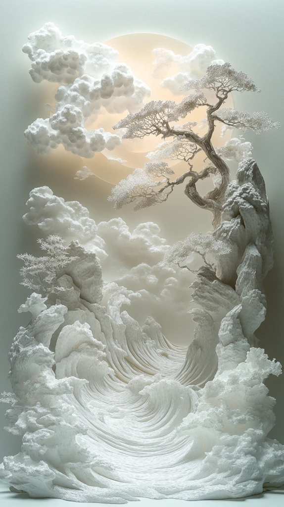 山水云海八卦图