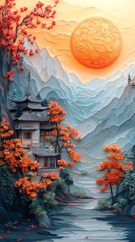 月光山水纸艺屋