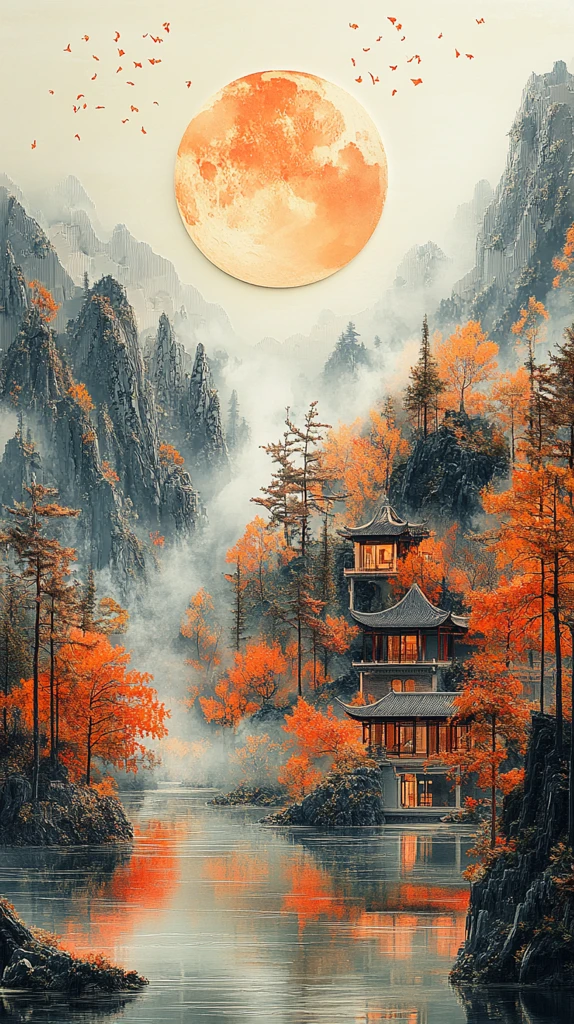 月光山水纸艺屋