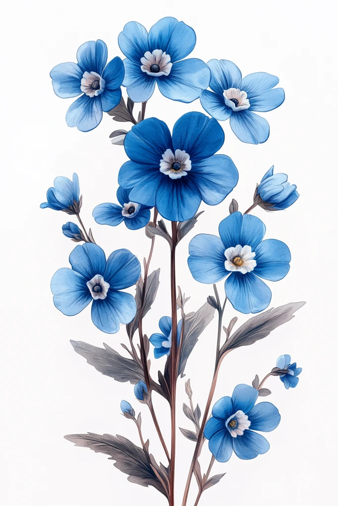 忘忧草花束示例