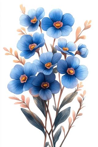 忘忧草花束示例