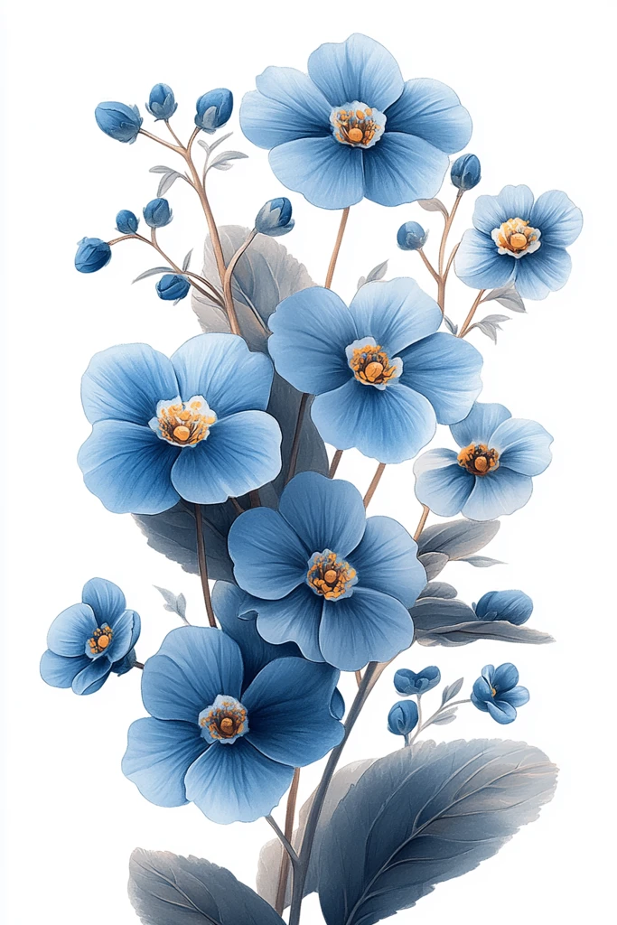 忘忧草花束示例