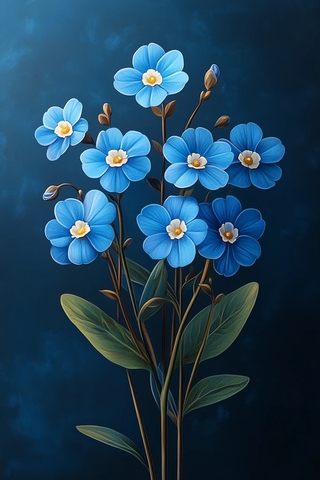 忘忧草花束示例