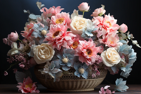 花篮中的温柔时光