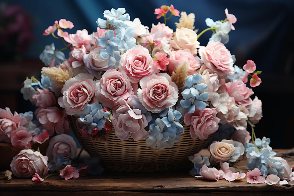 花篮中的温柔时光