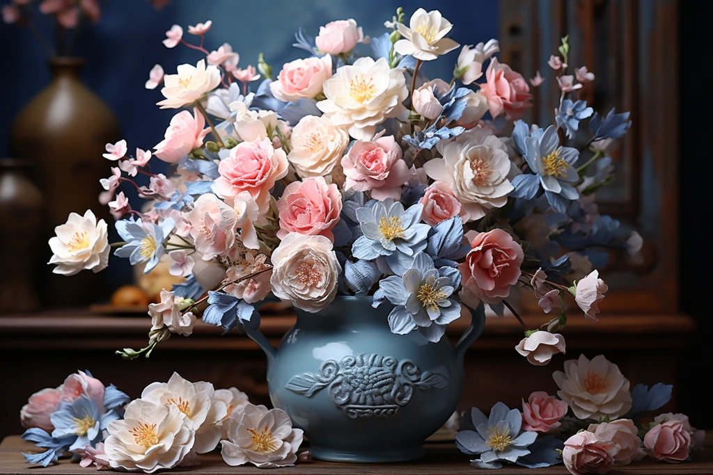 花篮中的温柔时光