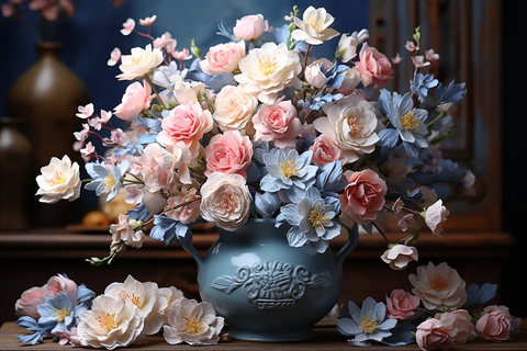 花篮中的温柔时光