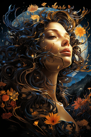 生命之树与星空