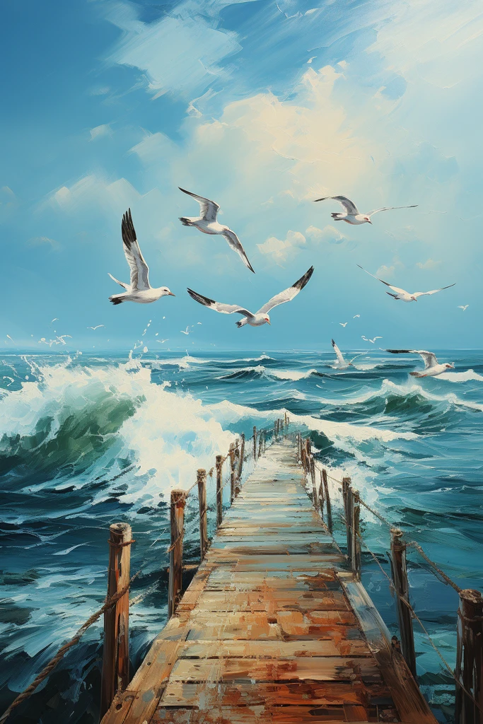 木桥引水鸟栖息