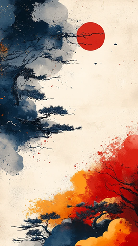 蒙德里安龙纹背景