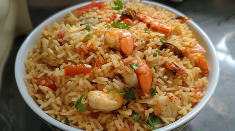 海鲜米饭番茄香料