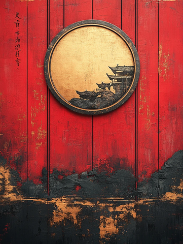 红金石刻经络图