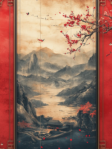 红金石刻经络图