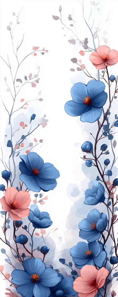 薰衣草白边花纹