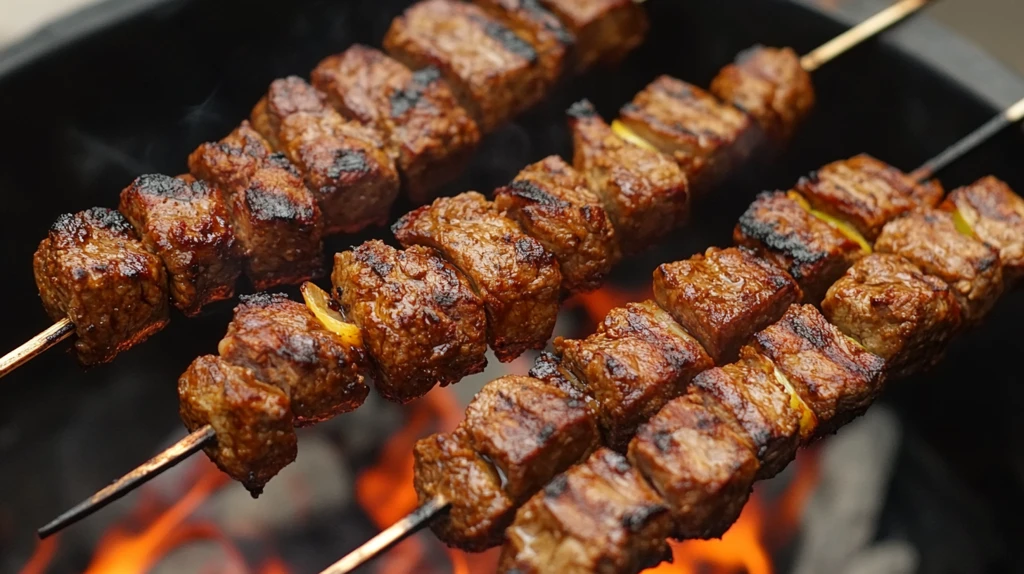 烤串棚拍烤肉大串