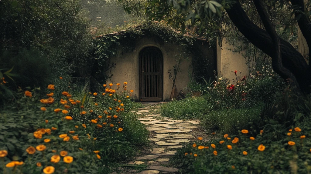 森系田园风场景