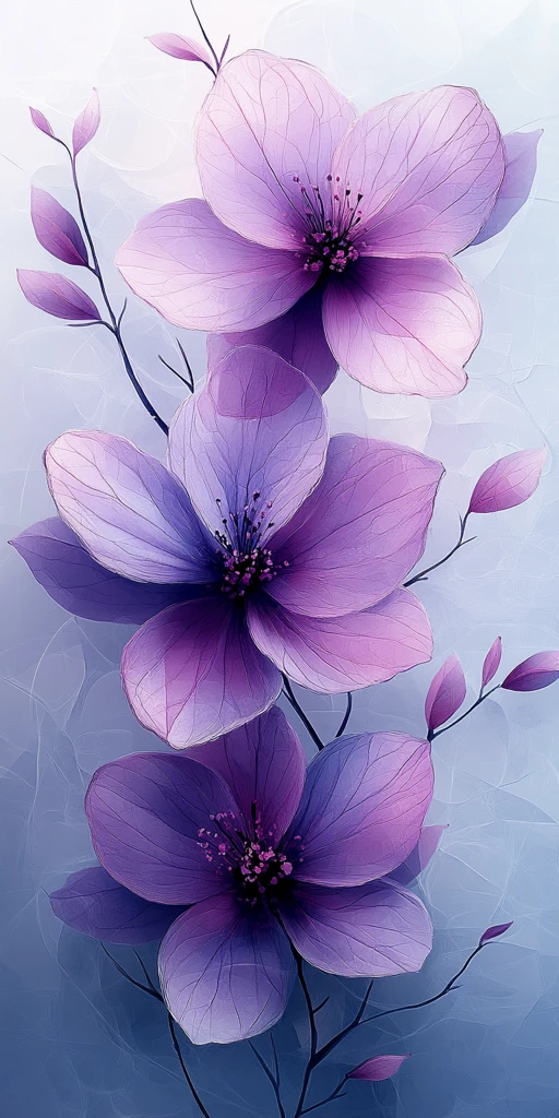 紫花羊蹄甲背景图