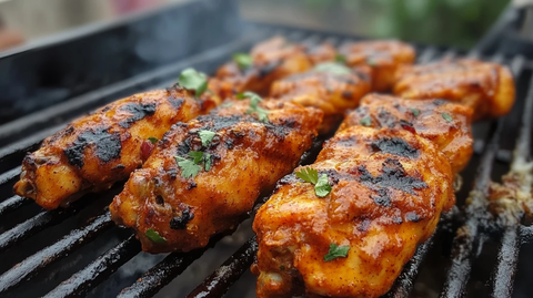 炭烤烤肉烤鸡中翅