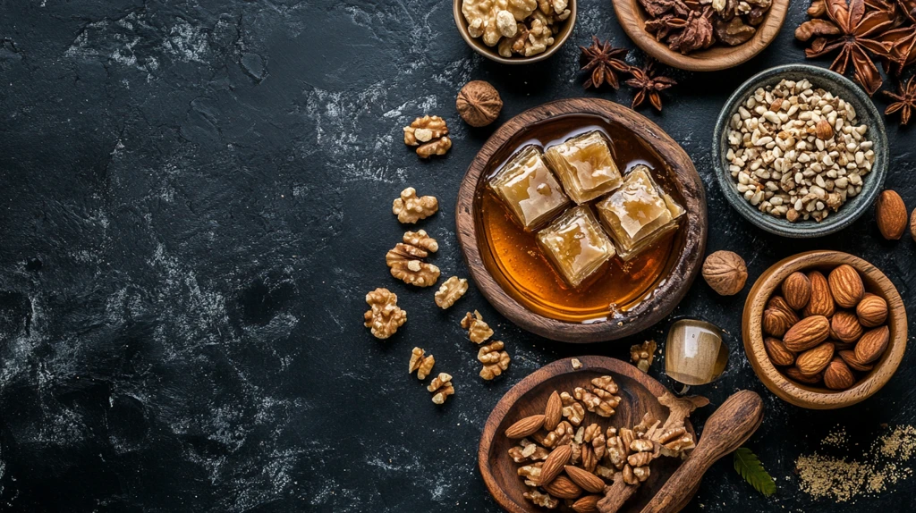 核桃糕制作背景