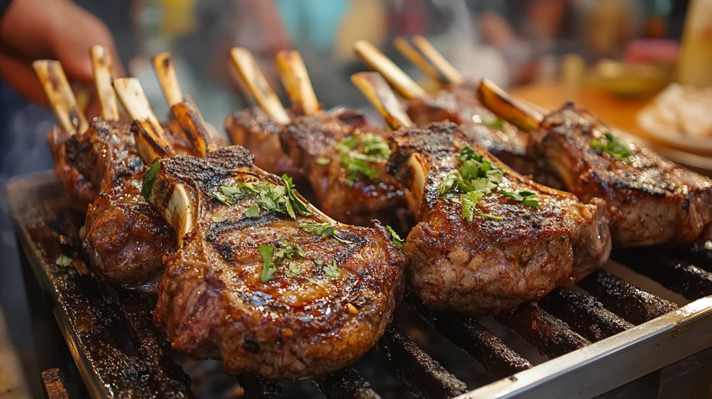 香料炭烤羊排