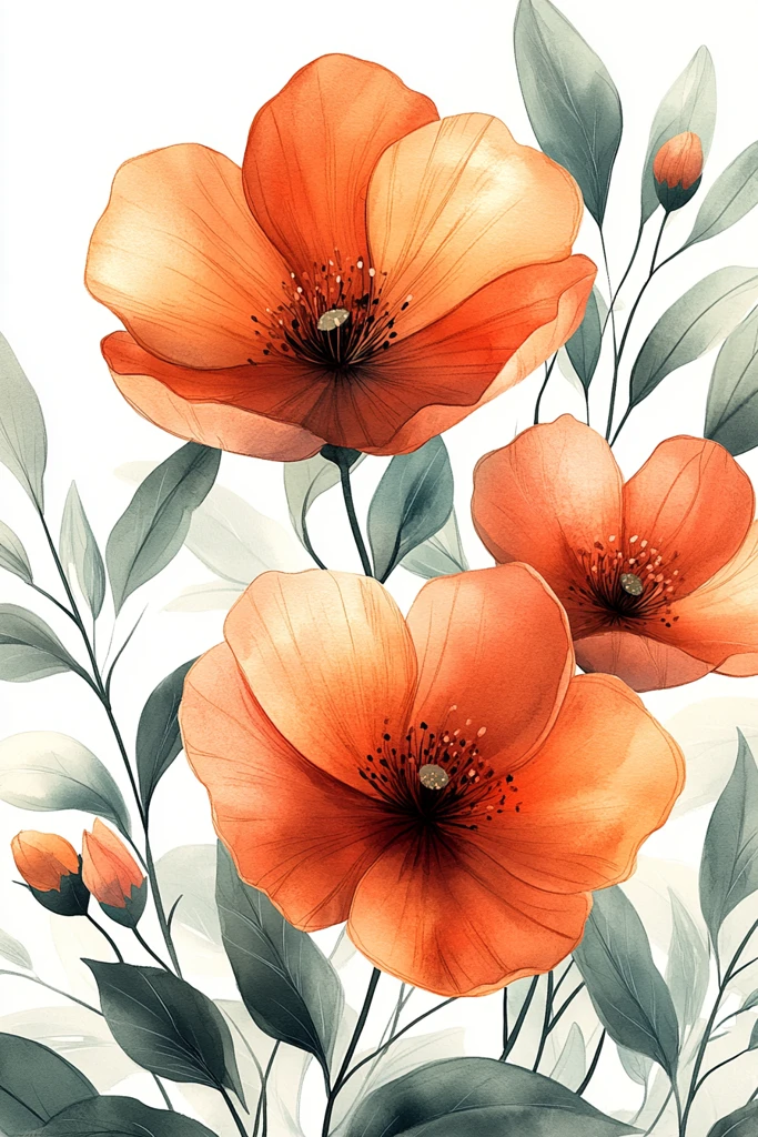 花叶纹样婚柬框架