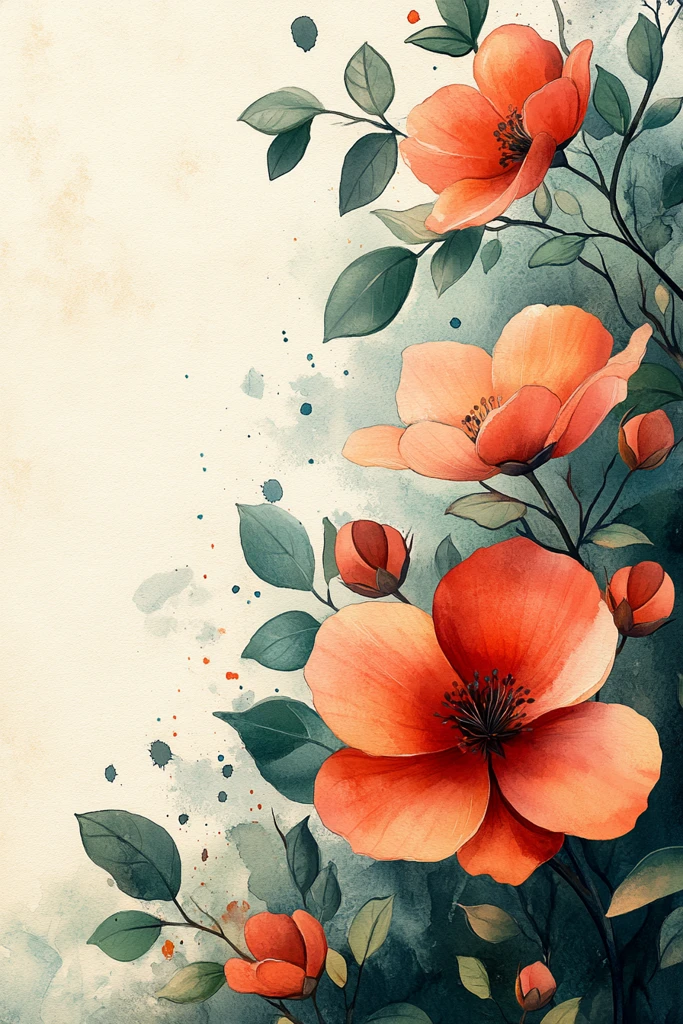 花叶纹样婚柬框架