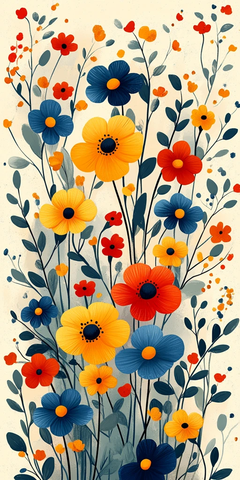 小雏菊图案背景