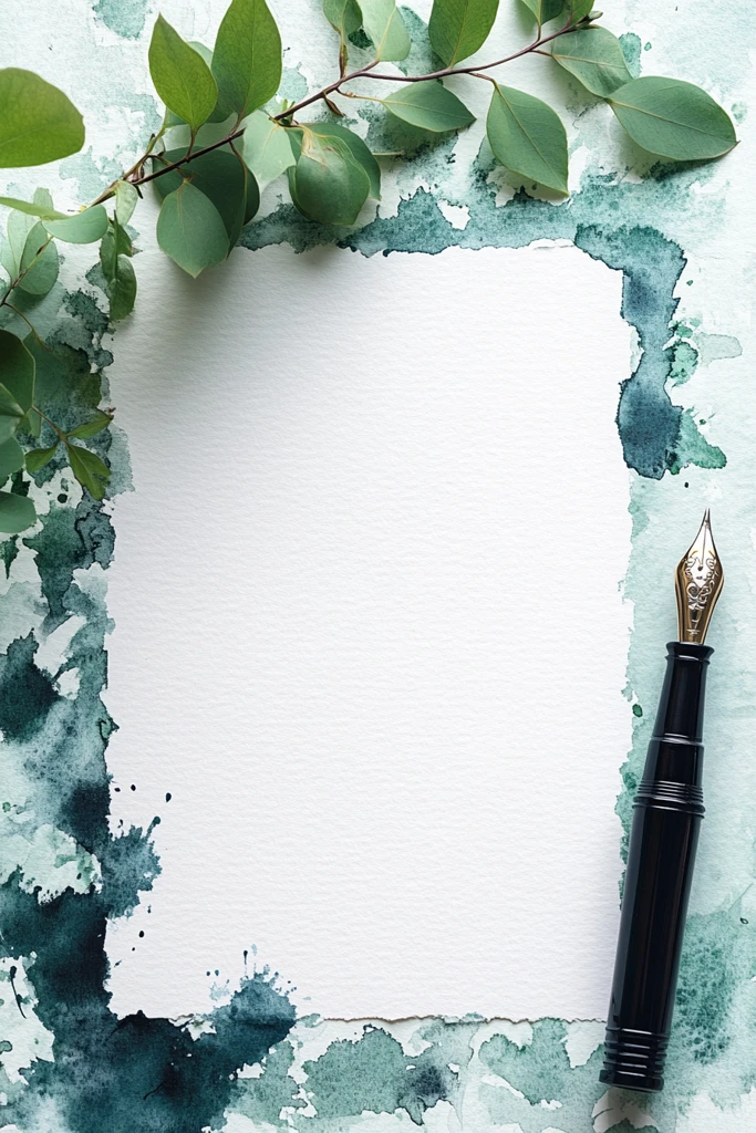 智能纸边植物藤蔓