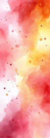 粉黄水彩背景