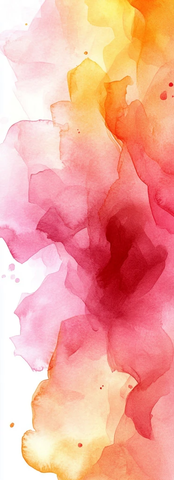 粉黄水彩背景