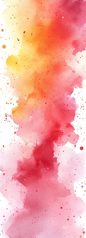 粉黄水彩背景