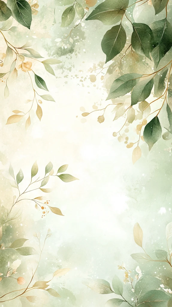 水彩丛林背景空