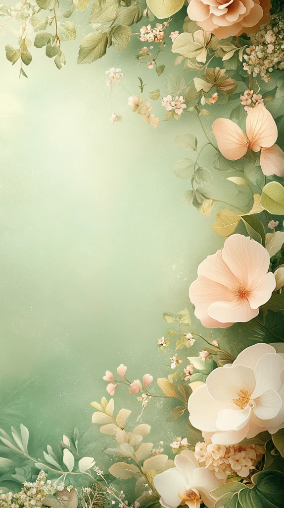 水彩丛林背景空