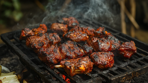 炭烤烤肉烤鸡