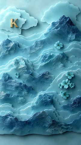 波浪形状背景图