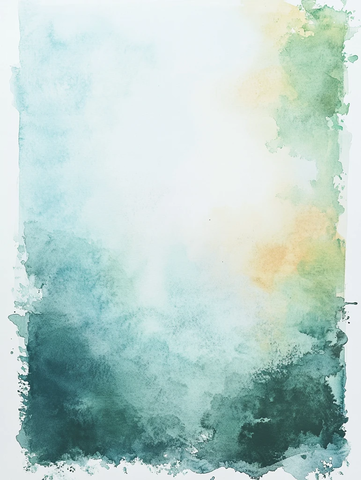 水彩背景天空蓝