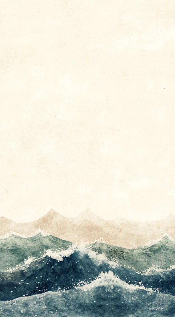 海洋绿白渐变底