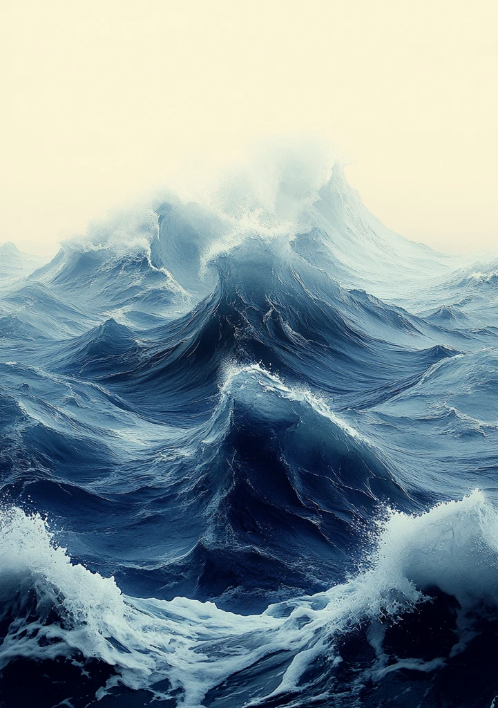 水波纹轻柔涂绘