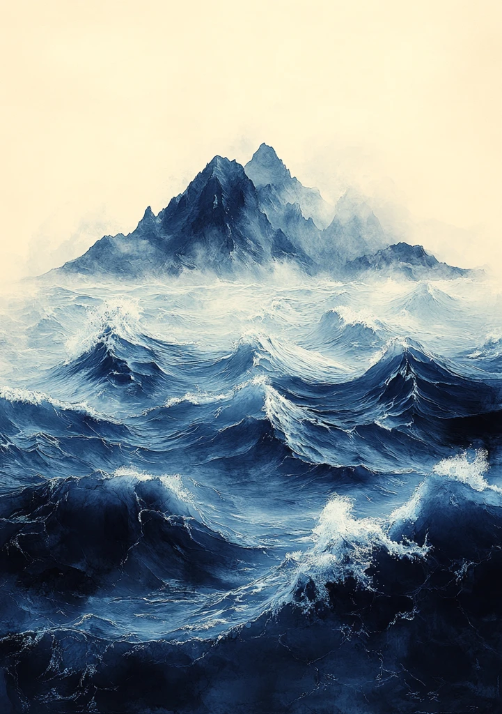 水波纹轻柔涂绘