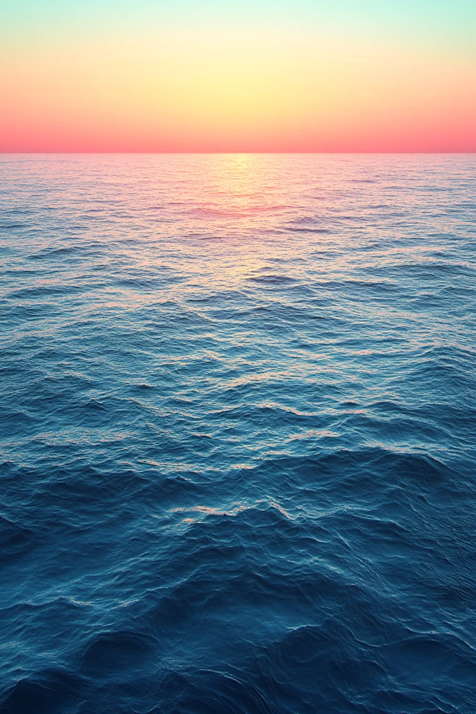 蓝天绿意渐变背景