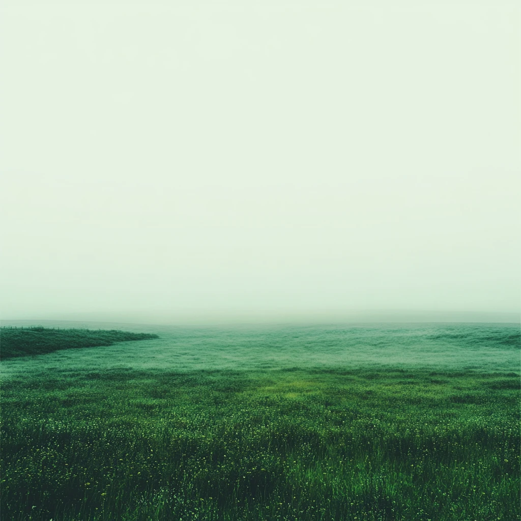 绿蓝调和大地静景